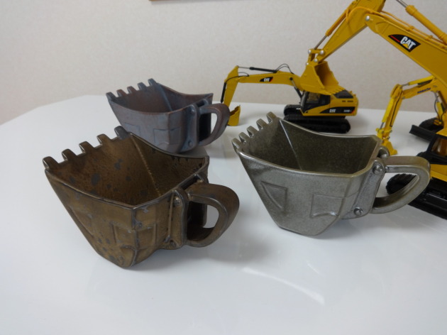 Oil pressure power shovel pail cup  earthmachine