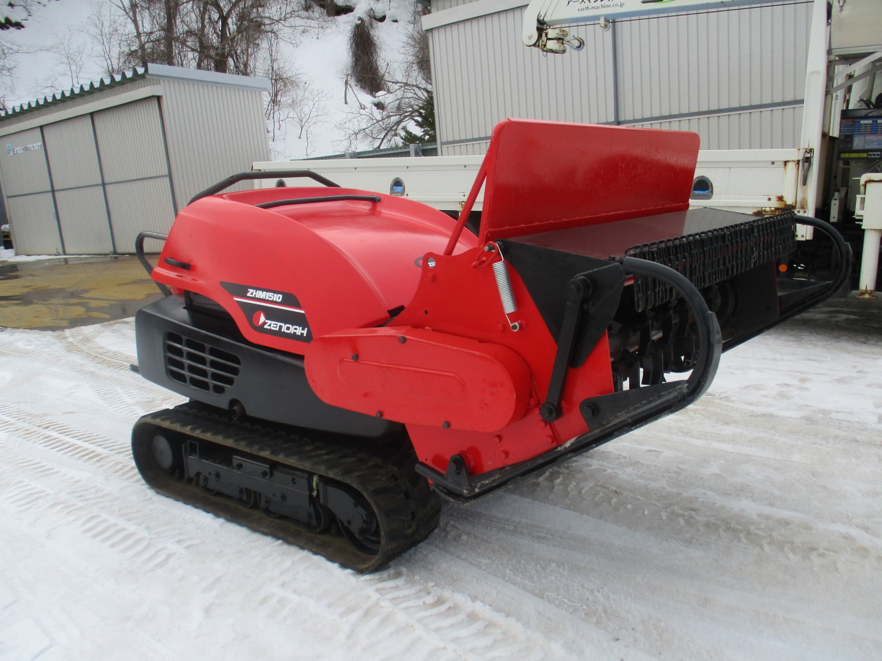 中古ハンマーナイフモア コマツゼノアZHM1510 刈幅1.5m 2258hr｜建設