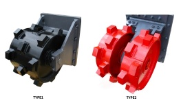 機械式｢タンピングローラー｣に締固め力を35％高めた｢TYPE2｣追加