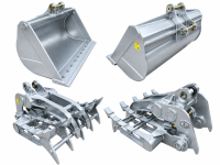 防錆性能に優れたバケット･フォークの亜鉛メッキ塗装仕様もご用意