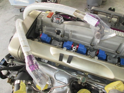 34GTR RB26チューニング HKSオイルクーラー サムコヒーターホース