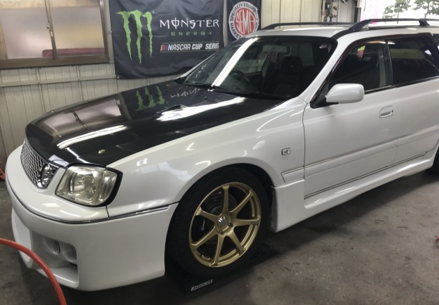 日産ステージア260rsのエンジン ミッション デフオイル交換完了 交通事故修理 キズ サビ ヘコミ板金塗装専門店 北海道南地域 株 ラルフ函館店 Do Blog ドゥブログ