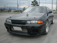 R32 GT-R　念願のオイルクーラー付けました。