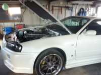 34GTR  チューニング　HKS　Vカム・２５３０改　進行状況