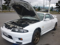 ３３GTR　ニワちゃんオイル交換です。