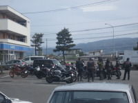 日曜日　今年もバイクツーリングの集合場所です！