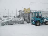 道南函館は大雪です。今日は一日中、雪かきの模様！