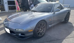 持込みFD3S RX-7純正前期フロントバンパー＆フェンダー塗装/交換