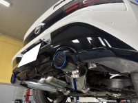 日産 フェアレディーZ RZ34 6MT Super Turbo Muffler 取付け
