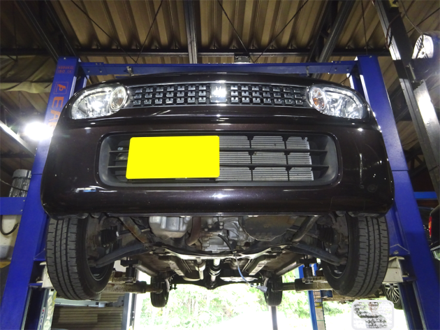 ラパン　HE22S　K6A　車検・整備　入庫です！