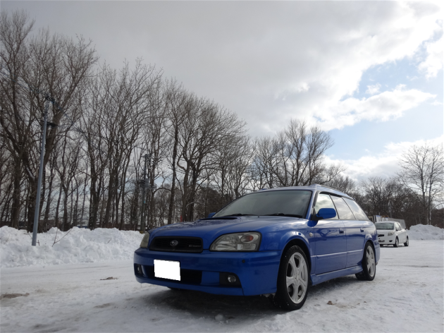 レガシィワゴン　BH5　EJ20　ブレーキパット＆オイル交換です！