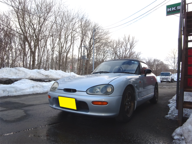 カプチーノ　EA11S　F6A　車検・整備　入庫です！