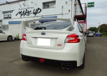 WRX　STI　VAB　EJ20　純正マフラーに交換です！