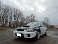 インプレッサ　STI　GDB　EJ20　Ｆ/バンパー交換です！