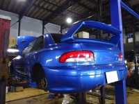 インプレッサ　GC8　EJ20　エンドレス　キャリパー取付です！