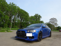 ランエボ10　CZ4A　4B11　VARIS　カーボンボンネット取付です！