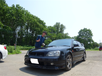 レガシィ B4 BE5 EJ20 エンジンオイル交換です!