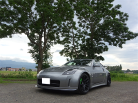 フェアレディZ　Z33　VQ35DE　リヤウイング＆ハーフバンパー取付です！