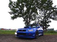 インプレッサ　STI　GDB　EJ20　AC修理とガス充電です！