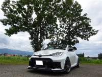GRヤリス　GXPA16　G16E　HKS車高調＆ボルクCE28N　装着です！