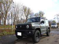 ジムニーシエラ　JB74W　K15B　タイヤ交換＆防錆塗装です！