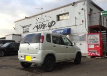 Kei　HN12S　F6A　オイル交換＆スタッドレス　IG70　交換です！