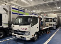 明け早々に　小樽港から　キャリアカーで就航です！　