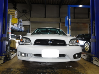 レガシィ　B4　BE5　EJ20　エンジン降ろしました！