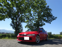 ランエボ９　CT9A　4G63　AC　コンプレッサー交換です！