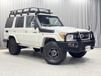 H27ランクル76再販カスタム車両！ルーフキャリアシュノーケル付き！本州仕入走行7.4万キロ！