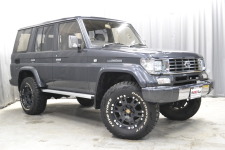 78プラドディーゼルターボ１KZエンジン！リフトアップワイドボディ！走行26.3万キロ！