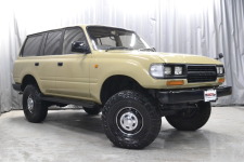 ランクル80後期ディーゼルターボ！輸出用角目4灯付！走行24.3万キロ！