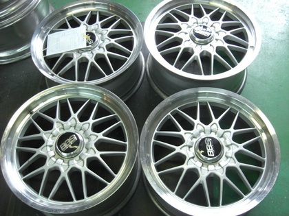 BBS RGⅡ フルオーバーホール修理 ダイヤモンドカット加工｜アルミ