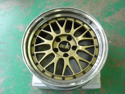 FD3S RX-7用？BBSホイール（BBS-LM）リム曲がり、削れ修理｜アルミ