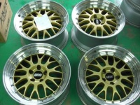 BBS レーシングGTⅡ パウダーコート フルオーバーホール修理