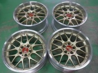 BBS RS-GT DBK/DBKに色変えフルオーバーホール修理