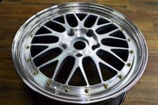 BBS LM 18インチホイールをポリッシュ/ブラッシュドへカスタム