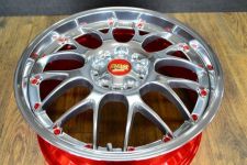 BBS RS-GT 19インチをフルポリッシュ化+キャンディーレッド塗装