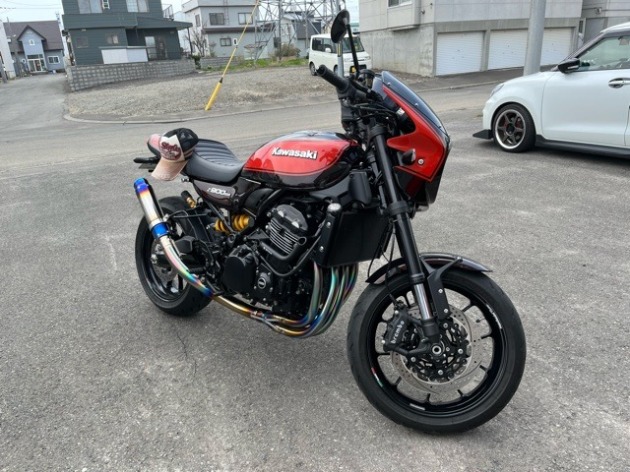 Kさまのニューマシン カワサキZ900 火の玉カラー ビキニカウルの傷補修♪｜板金塗装専門店！車の修理/カスタム/改造  札幌のプラスペイントワーク｜do-blog（ドゥブログ）