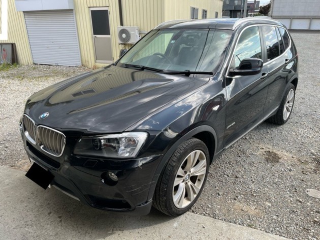 BMW X3 フロントバンパーをガリガリっと！板金修理のご依頼です♪｜板金塗装専門店！車の修理/カスタム/改造  札幌のプラスペイントワーク｜do-blog（ドゥブログ）