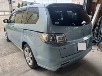 WさまのマツダMPV 定番のリアフェンダーのサビ補修のご依頼です♪