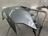 Sさまのスズキスイフトスポーツ チャージ製FRPワイドフェンダー取付完了!ワイドになったので公認車検取します♪