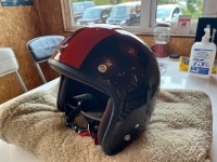 Kさまから愛車のkawasaki z900カラーのヘルメットペイントのご依頼です♪