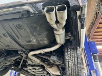 Tさまのトヨタ40ヴェルファイヤ  モデリスタのマフラーからノーマルマフラーへチェンジ♪