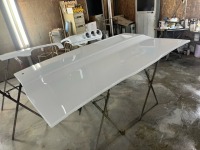 超巨大！いすゞバスの外装パーツが大型車専門の架装業者さまから塗装ご依頼で入荷しました♪