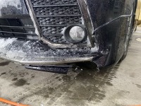 ヴェルファイア雪で割れてしまったリップスポイラーの取り外し！