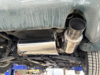 ユーノスロードスターの純正マフラーを持ち込み中古社外マフラーに交換！