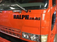 RALPH(ラルフ)の新しい搬送車にステッカー貼り！カッコイイ！