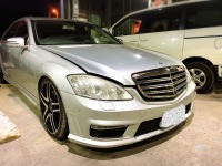 メルセデスベンツS65AMG ボンネットエンブレム交換！