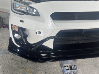 WRXにバリス製エアロを自分流アレンジ塗り分け塗装して取り付け